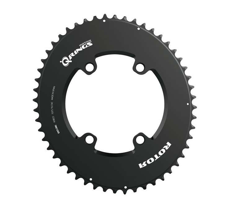 Rotor Q Ring Aero BCD110 x 4 Kettingblad Buiten Zwart