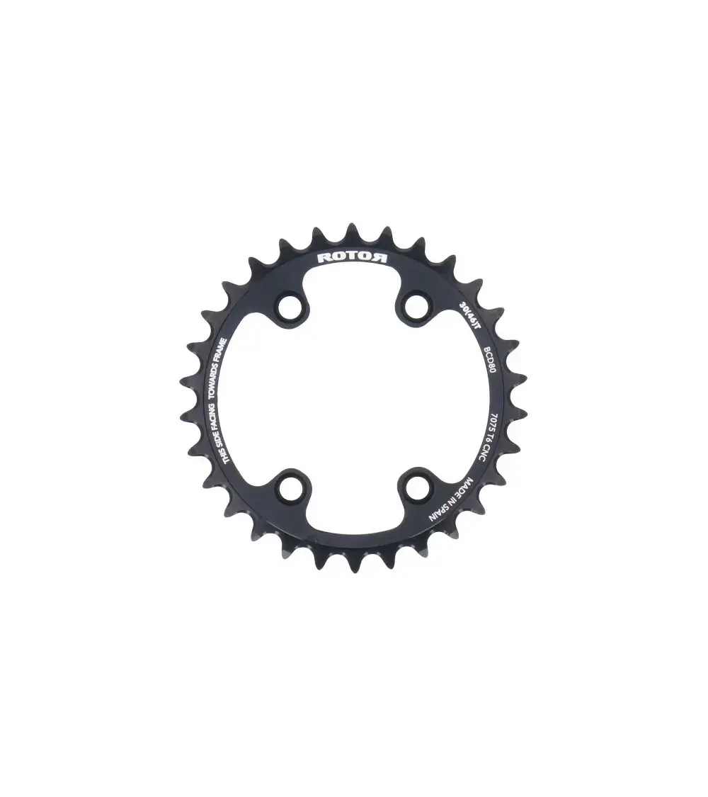 Rotor Shimano GRX Zwart Kettingblad Binnen Rond