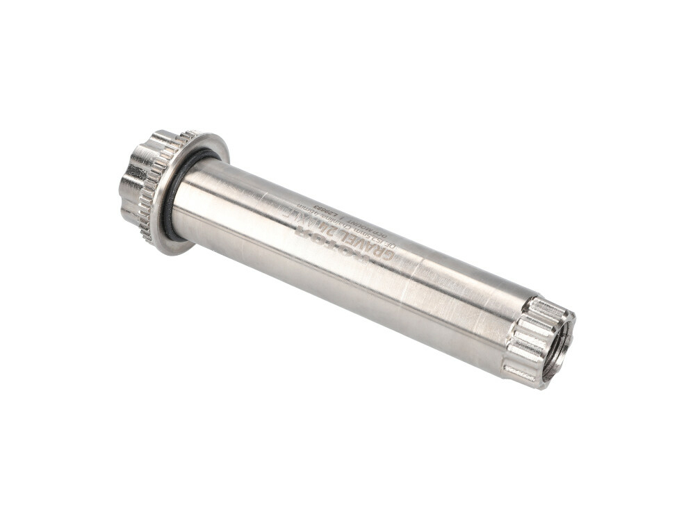 Rotor Gravel Axle 24mm Staal Road Offset Grijs