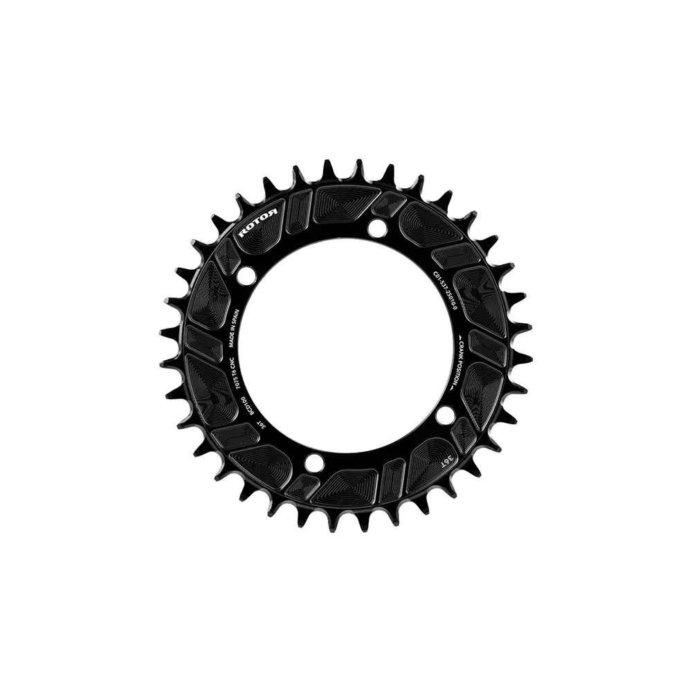 Rotor MTB Rond BCD 100x4mm Kettingblad Zwart