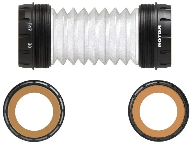 Rotor T4730 External Steel Bottom Bracket Zwart