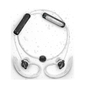 Philips Wireless In-Ear Koptelefoon Wit/Zwart