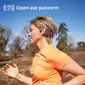 Philips GO Sports Open Ear Koptelefoon Zwart/Rood