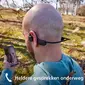 Philips GO Sports Open Ear Koptelefoon Zwart/Rood