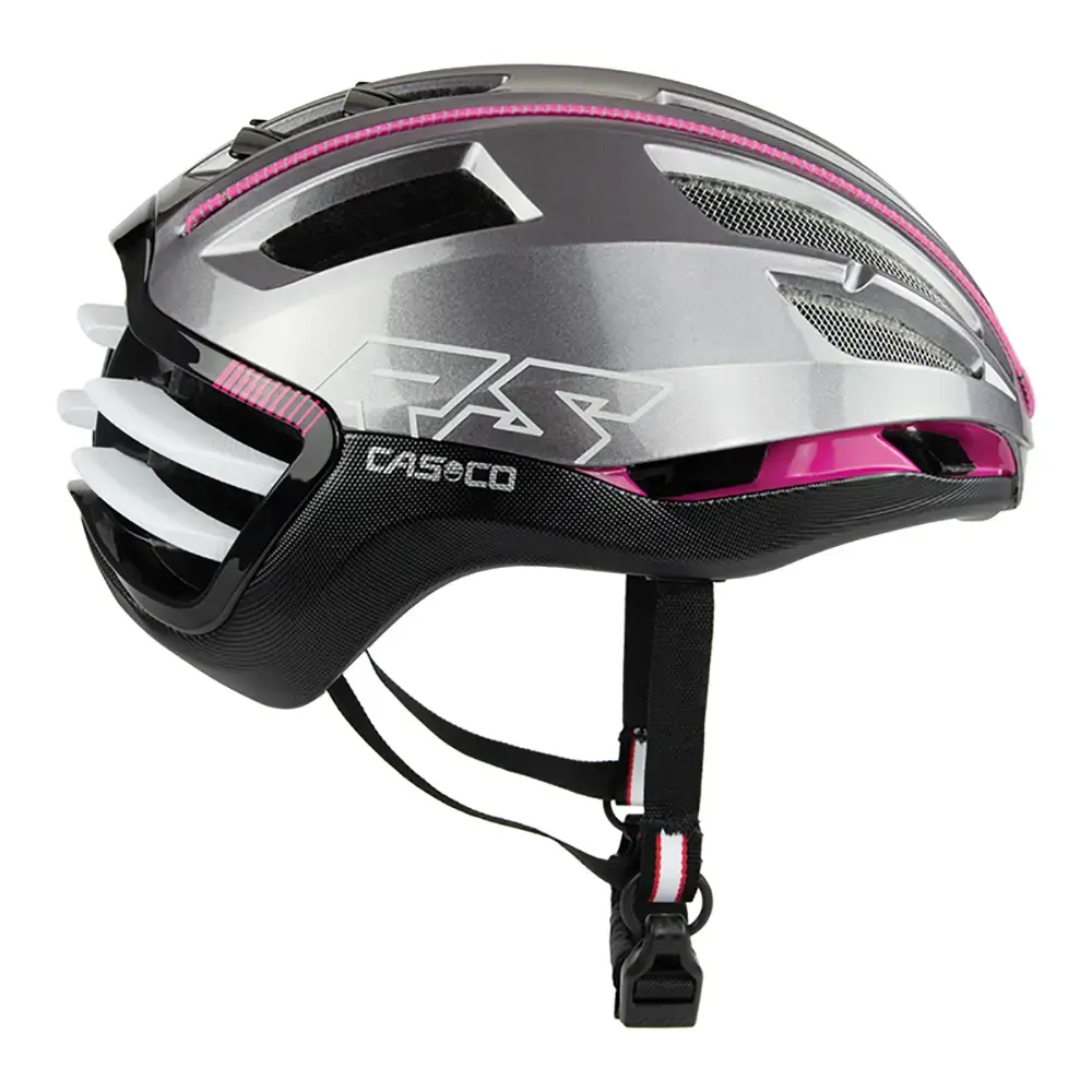 Casco SPEEDairo2 Race Fietshelm Grijs/Paars