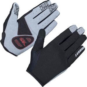 GripGrab Shark Padded Zomer Fietshandschoenen Lange Vingers Zwart