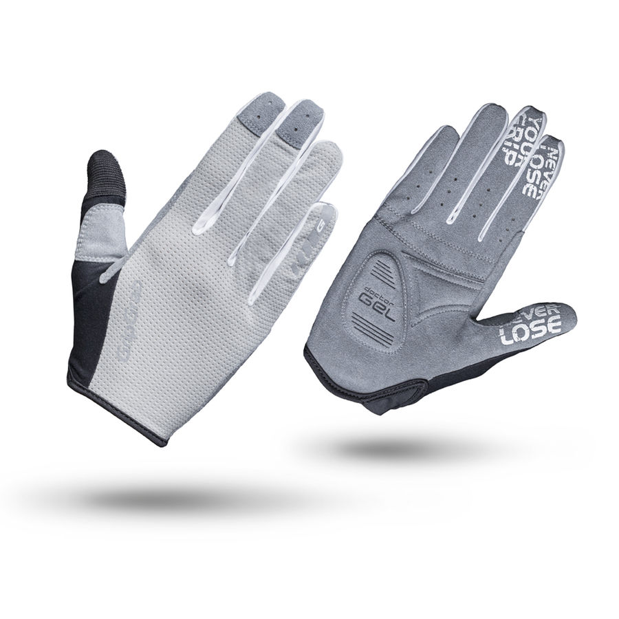 GripGrab Shark Padded Zomer Fietshandschoenen Lange Vingers Zwart Dames