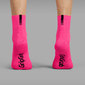 GripGrab Lightweight SL Summer Korte Fietssokken Hi-Vis Roze