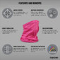 GripGrab Multifunctionele Neck Warmer Roze