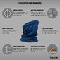 GripGrab Multifunctionele Neck Warmer Donkerblauw