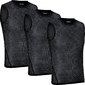 GripGrab Ultralight Mesh Ondershirt Zonder Mouwen Zwart 3-pack