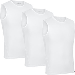 GripGrab Ultralight Mesh Ondershirt Zonder Mouwen Wit 3-pack