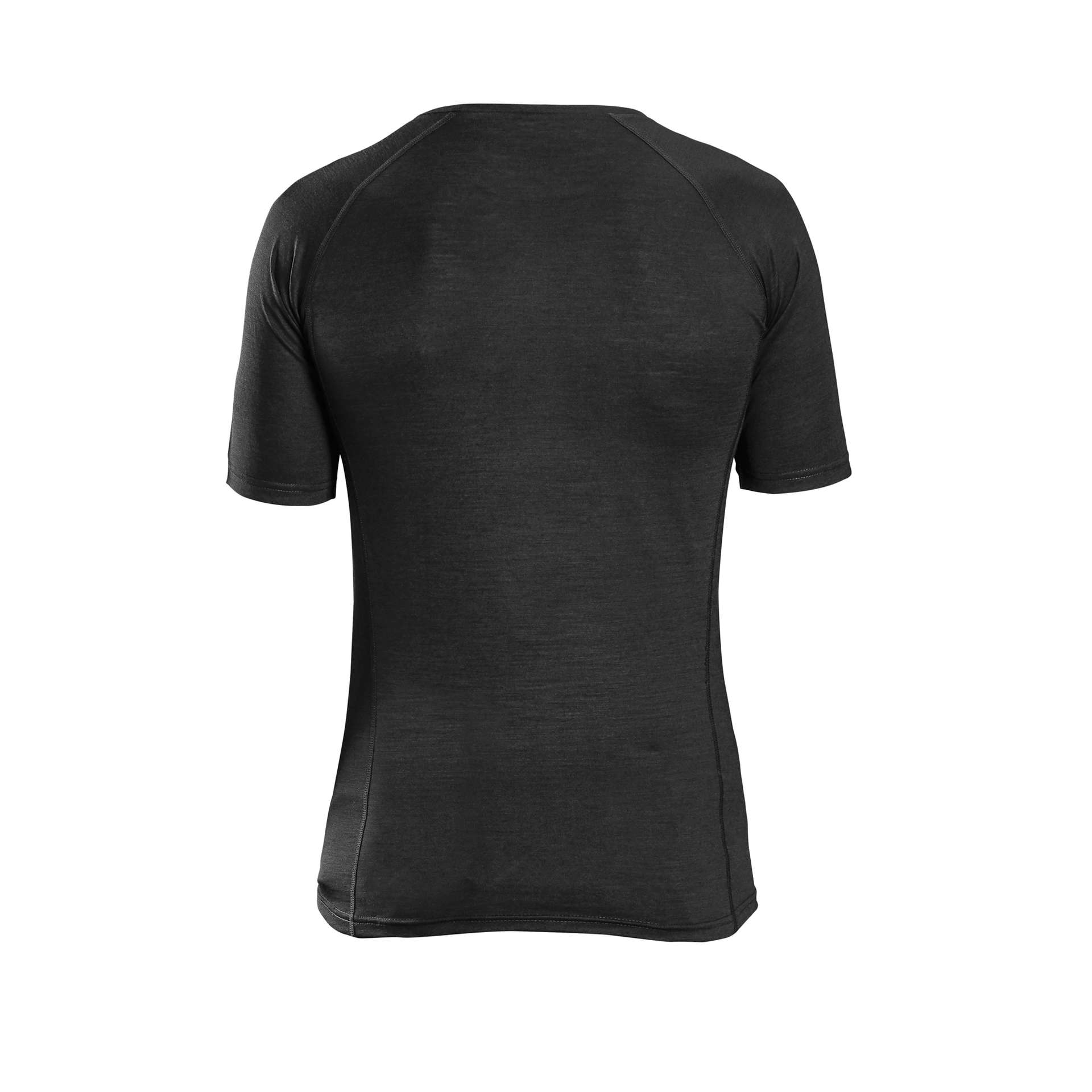 GripGrab Merino Polyfibre 50/50 Ondershirt Korte Mouwen Zwart