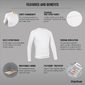 GripGrab Ride Thermal Thermoshirt Lange Mouwen Wit