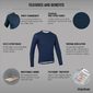 GripGrab Ride Thermal Thermoshirt Lange Mouwen Blauw
