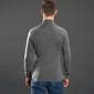 GripGrab Merino Bamboo 1/2 Zip Thermoshirt Lange Mouwen Grijs