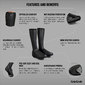GripGrab AquaShield High Cut Road Overschoenen Zwart
