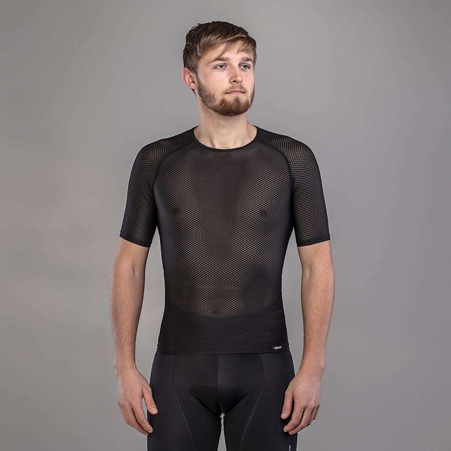 GripGrab Ultralight Mesh Ondershirt Korte Mouwen Zwart