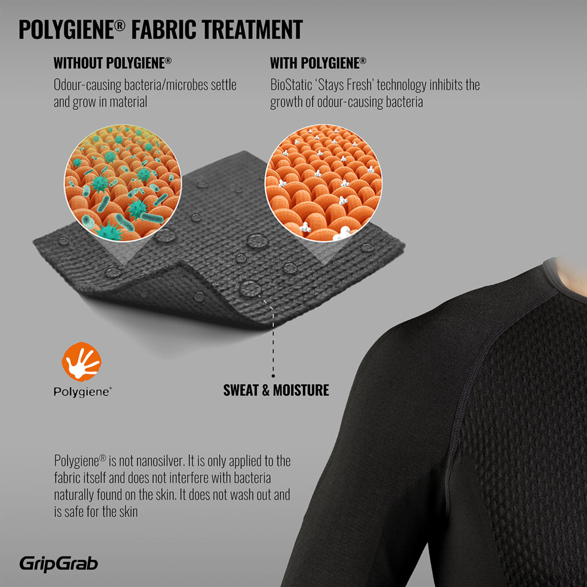 GripGrab Expert Seamless Thermal Thermoshirt Lange Mouwen Zwart