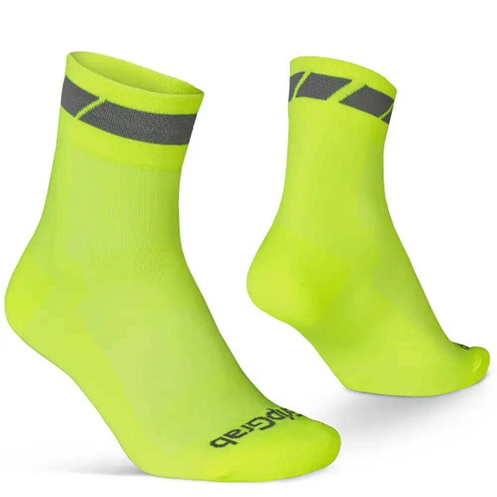 GripGrab Classic Regular Summer Fietssokken Hi-Vis Geel