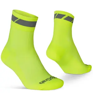 GripGrab Classic Regular Summer Fietssokken Hi-Vis Geel
