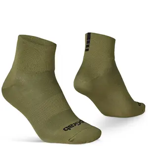 GripGrab Lightweight SL Summer Korte Fietssokken Olijfgroen