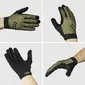 GripGrab Descent Guarded MTB Zomer Fietshandschoenen Lange Vingers Olijfgroen