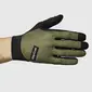 GripGrab Descent Guarded MTB Zomer Fietshandschoenen Lange Vingers Olijfgroen