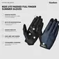 GripGrab Ride RC Lite Padded MTB Zomer Fietshandschoenen Lange Vingers Blauw