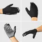 GripGrab PACR InsideGrip MTB Zomer Fietshandschoenen Lange Vingers Zwart