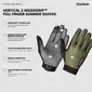 GripGrab Vertical 2 InsideGrip MTB Zomer Fietshandschoenen Lange Vingers Groen