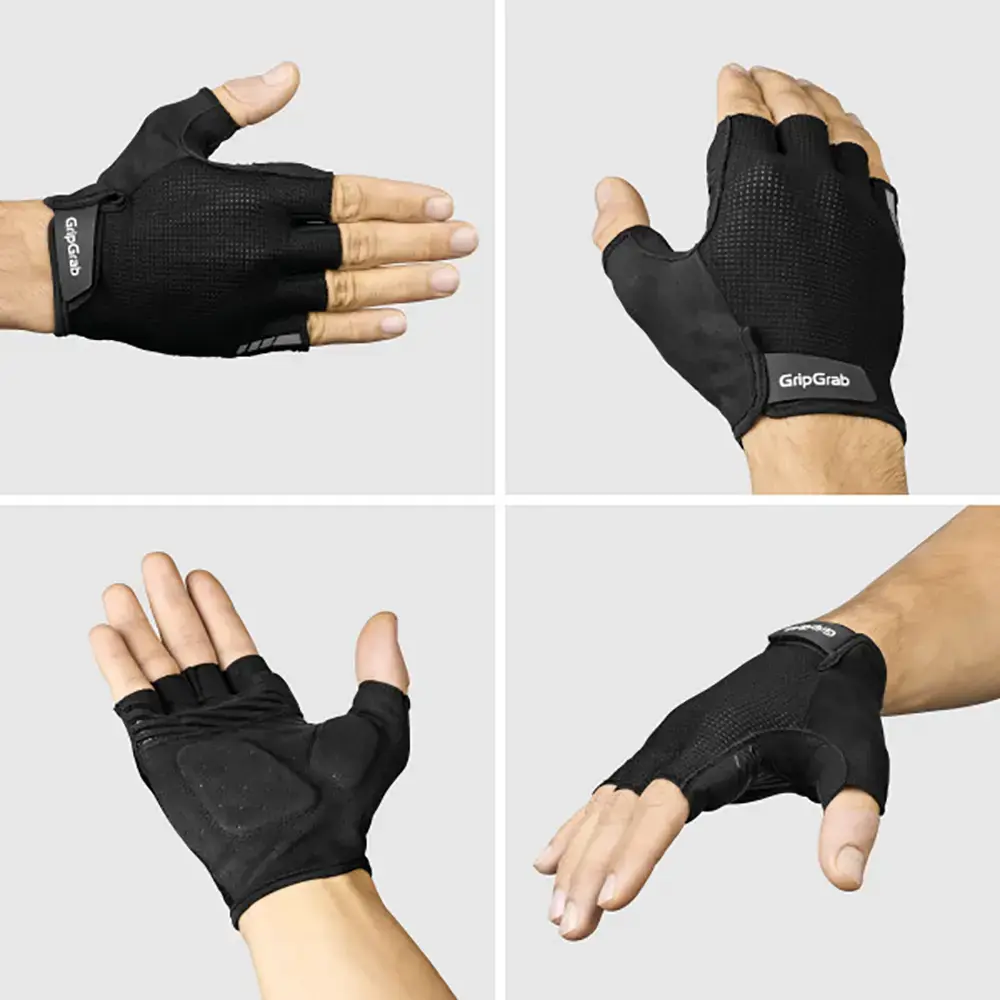 GripGrab EXPLR RC Max Padded Zomer Fietshandschoenen Zwart