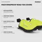 GripGrab PACR Windproof Toe Covers Hi-Vis Geel