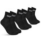 GripGrab RIDE Low Cut Fietssokken 3-Pack Zwart