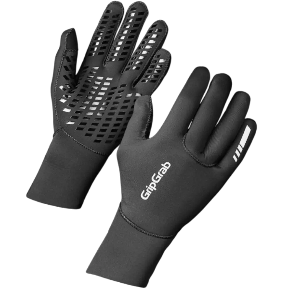 GRIPGRAB AquaShield Neoprene RaceDay Winter Fietshandschoenen Zwart