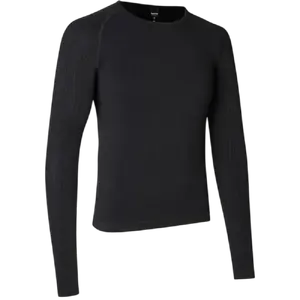GripGrab PACR Spring-Autumn Seamless Thermoshirt Lange Mouwen Zwart