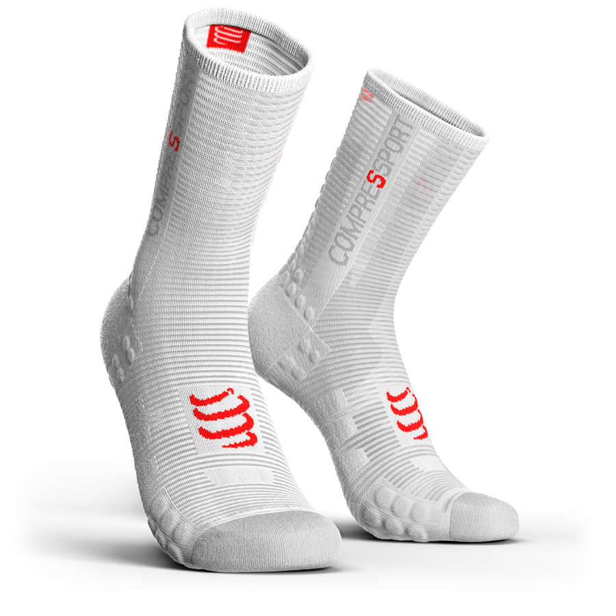 Compressport ProRacing V3.0 Bike Compressiesokken Smart Wit