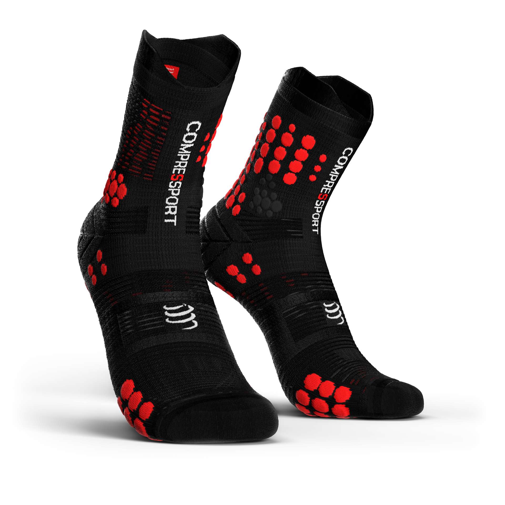 Compressport ProRacing V3.0 Trail Compressiesokken Zwart/Rood