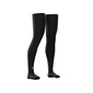 Compressport Total Full Leg Compressiekousen Zwart