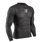 Compressport 3D Thermo 50g Thermoshirt Lange Mouwen Zwart Heren