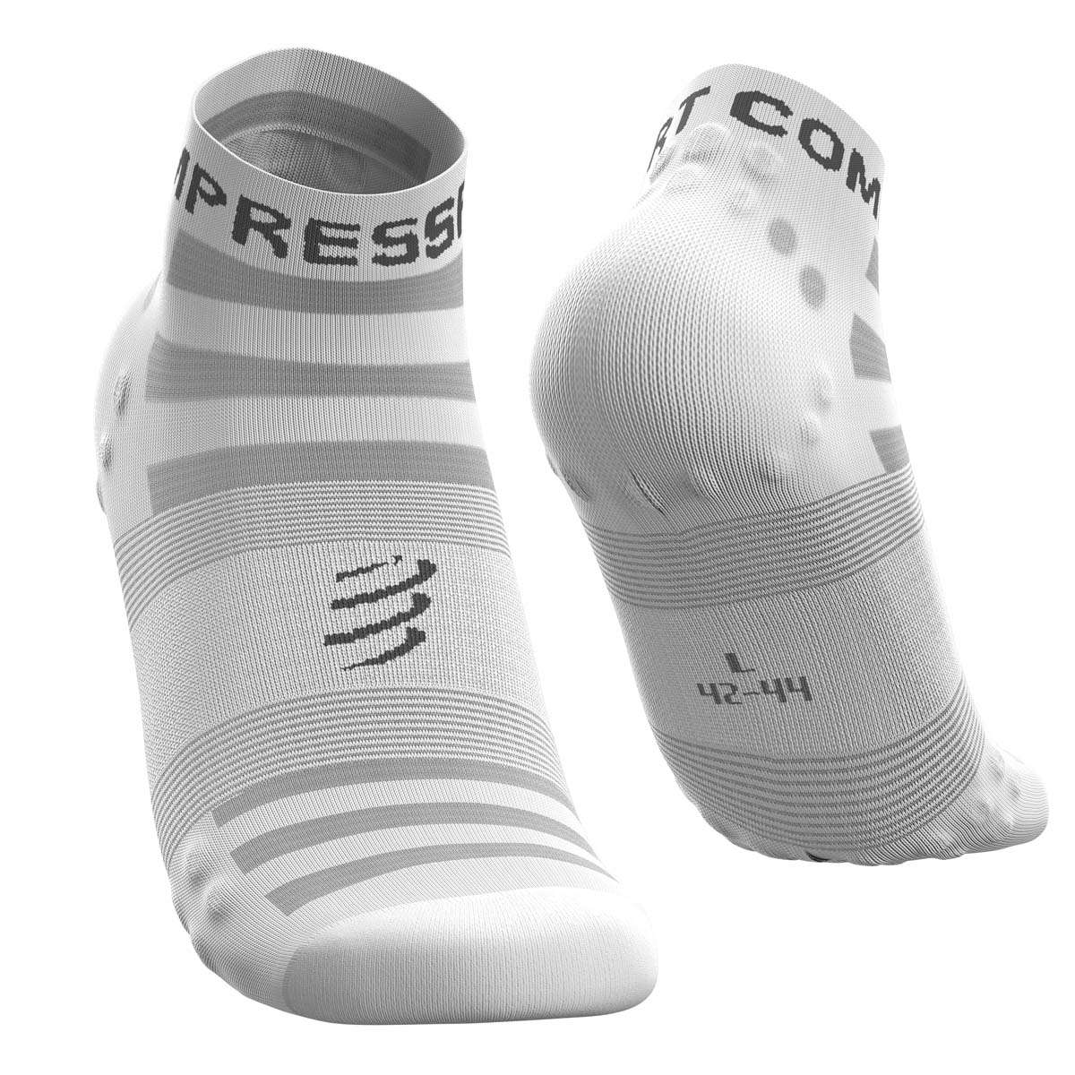 Compressport Pro Racing V3.0 Ultralight Run Low Compressiesokken Wit