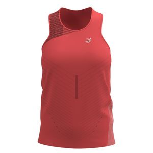 Compressport Performance Hardloopshirt Zonder Mouwen Roze Dames