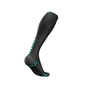 Compressport Full Socks Oxygen Compressiesokken Zwart/Blauw