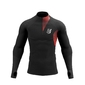 Compressport Winter Trail Postural Hardloopshirt Lange Mouwen Zwart Heren