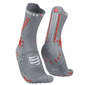 Compressport Pro Racing v4.0 Trail Compressiesokken Zilver/Oranje
