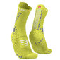 Compressport Pro Racing v4.0 Trail Compressiesokken Limegroen/Zilver