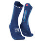 Compressport Pro Racing v4.0 Bike Compressiesokken Blauw