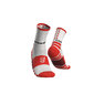 Compressport Shock Absorb Compressiesokken Wit/Rood