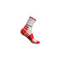 Compressport Shock Absorb Compressiesokken Wit/Rood