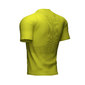 Compressport Trail Half-Zip Fitted Hardloopshirt Korte Mouwen Limegroen Heren